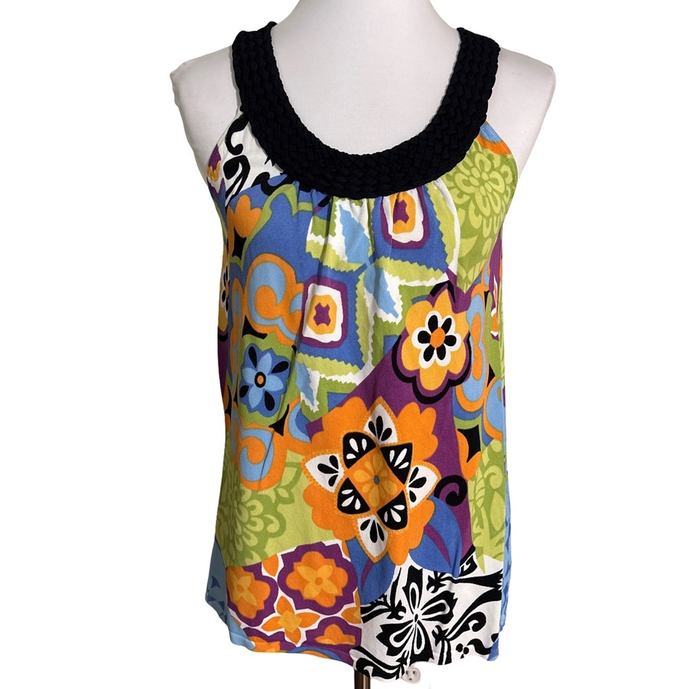 Joseph A Multicolor Sleeveless Blouse